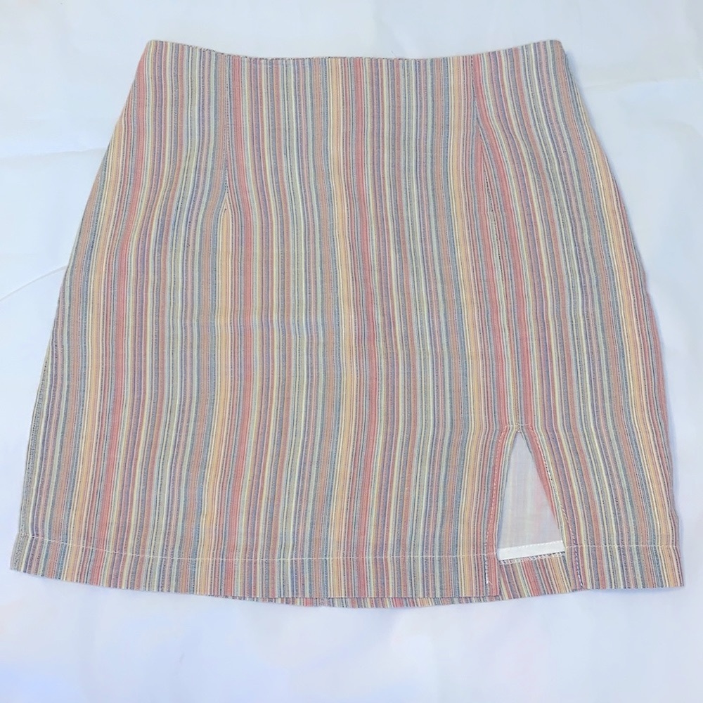 Striped miniskirt from Wild Fable